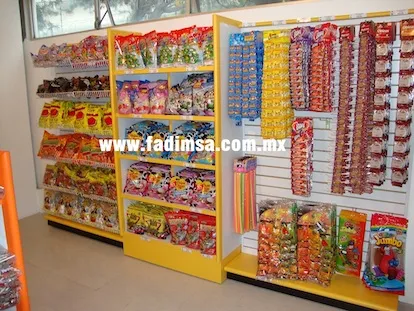 Fabricación de Exhibidores y Vitrinas para dulcerías